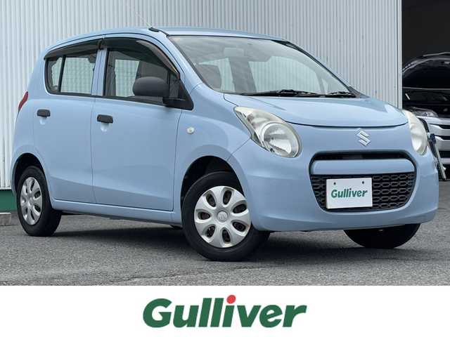 スズキ アルト F 徳島県 2012(平24)年 9.6万km エアブルーメタリック 社外ナビ【MDV-L300】/バックカメラ/ワンセグTV/CD/DVD/AC/ハロゲンヘッドライト/純正ホイールキャップ/ドアバイザー/リモコンキー/スペアキー