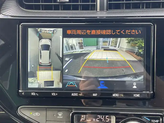 トヨタ アクア S スタイルブラック 岡山県 2020(令2)年 5.9万km ブラック 純正9インチナビ　NSZT-Y68T/フルセグＴＶ、CD、DVD、Bluetooth、AM、FM/全方位カメラ/ビルトインETC/トヨタセーフティセンス/オートハイビーム/ドライブレコーダー