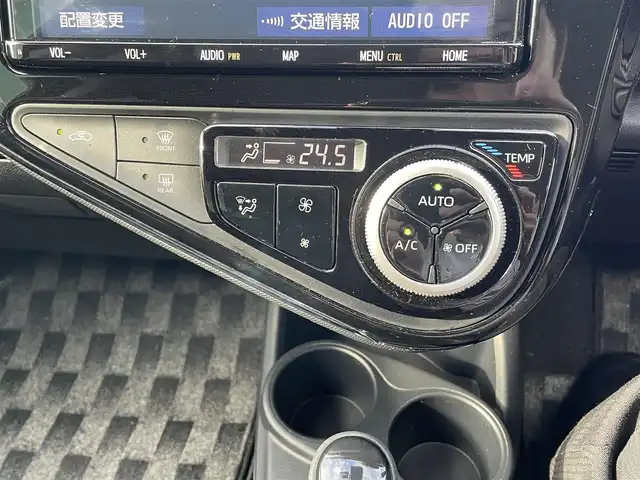 トヨタ アクア S スタイルブラック 岡山県 2020(令2)年 5.9万km ブラック 純正9インチナビ　NSZT-Y68T/フルセグＴＶ、CD、DVD、Bluetooth、AM、FM/全方位カメラ/ビルトインETC/トヨタセーフティセンス/オートハイビーム/ドライブレコーダー