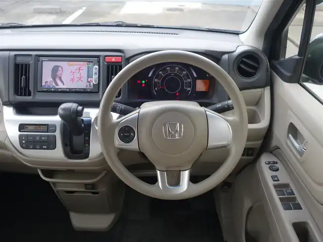 ホンダ Ｎ ＷＧＮ G Aパッケージ 静岡県 2015(平27)年 4.4万km プレミアムブルームーンパール ワンオーナー/禁煙車/純正7インチナビ(VXM-155VSi)/　BT/ワンセグTV/CD/DVD/SD/USB/iPod/バックカメラ/ステアリングスイッチ/HIDヘッドランプ/オートライト/オートエアコン/ABS/SRSエアバッグ/　運転席/助手席/サイド/カーテン/アイドリングストップシステム/衝突軽減ブレーキ/純正フロアマット/ドアバイザー/スマートキー/プッシュスタート/取扱説明書/保証書