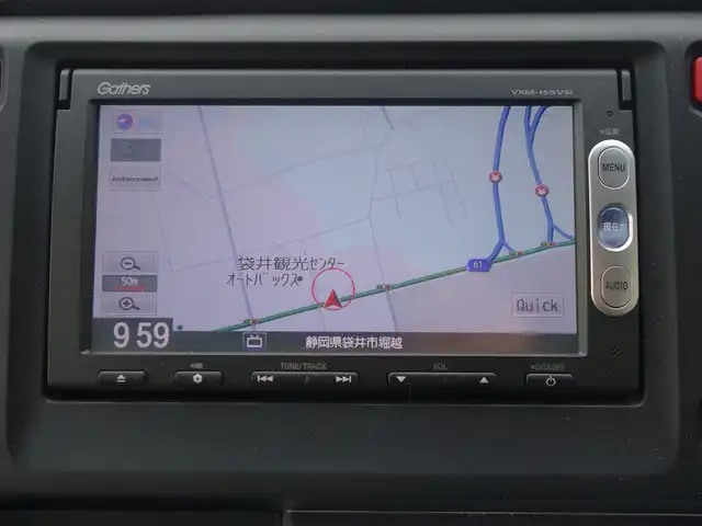 ホンダ Ｎ ＷＧＮ G Aパッケージ 静岡県 2015(平27)年 4.4万km プレミアムブルームーンパール ワンオーナー/禁煙車/純正7インチナビ(VXM-155VSi)/　BT/ワンセグTV/CD/DVD/SD/USB/iPod/バックカメラ/ステアリングスイッチ/HIDヘッドランプ/オートライト/オートエアコン/ABS/SRSエアバッグ/　運転席/助手席/サイド/カーテン/アイドリングストップシステム/衝突軽減ブレーキ/純正フロアマット/ドアバイザー/スマートキー/プッシュスタート/取扱説明書/保証書