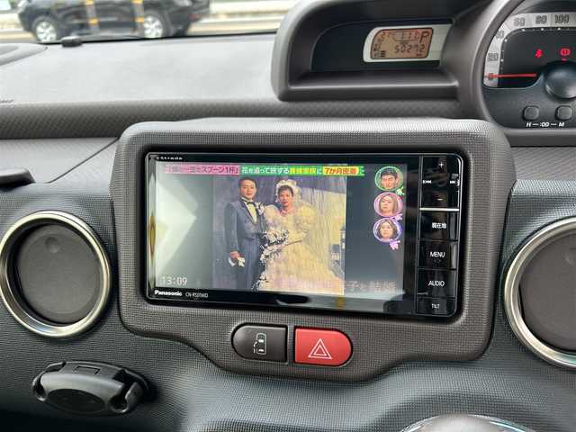 トヨタ スペイド G 大分県 2014(平26)年 5.1万km ホワイトパールクリスタルシャイン  ワンオーナー/ 社外メモリナビ/　・フルセグTV/　・BTオーディオ/　・CD/DVD再生/　・AM/FM/　・バックカメラ/ 片側パワースライドドア/ 運転席シートヒーター/ 横滑り防止装置/ ETC/ 12Vシガーソケット/ 純正フロアマット/ 電動格納ミラー/ KENWOODツィータースピーカー/ クラリオンサブウーファー/ 純正15インチアルミホイール/ ドアバイザー