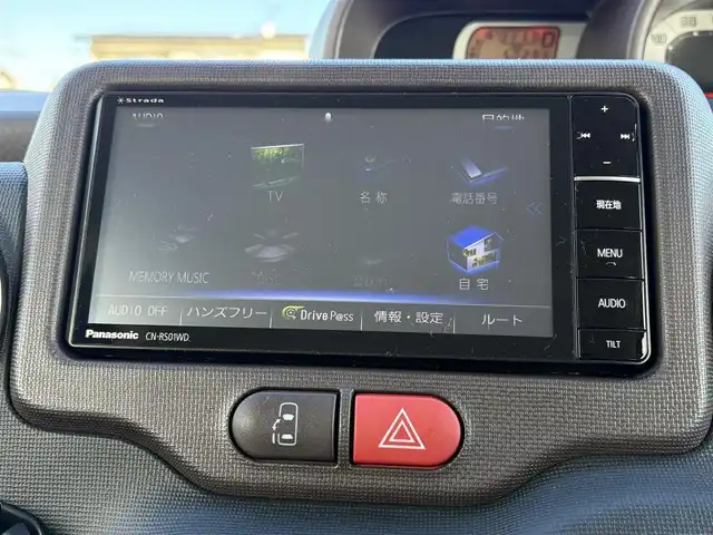 トヨタ スペイド G 大分県 2014(平26)年 5.1万km ホワイトパールクリスタルシャイン  ワンオーナー/ 社外メモリナビ/　・フルセグTV/　・BTオーディオ/　・CD/DVD再生/　・AM/FM/　・バックカメラ/ 片側パワースライドドア/ 運転席シートヒーター/ 横滑り防止装置/ ETC/ 12Vシガーソケット/ 純正フロアマット/ 電動格納ミラー/ KENWOODツィータースピーカー/ クラリオンサブウーファー/ 純正15インチアルミホイール/ ドアバイザー