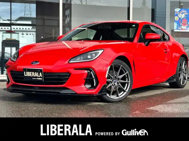 スバル ＢＲＺ S 富山県 2021(令3)年 5.9万km 赤 MT車/社外ナビ/フルセグテレビ/Bluetooth接続/USB接続/DVD/CD再生/バックカメラ/クルコン/プッシュスタート/D/N席シートヒーター/デュアルAAC/ETC/横滑り防止