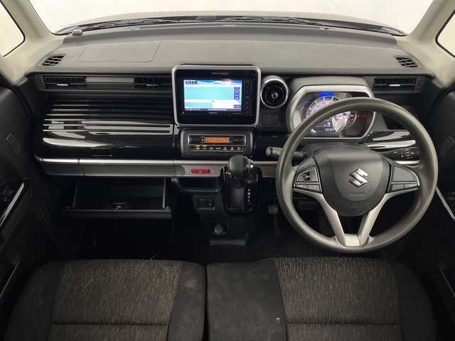 スズキ スペーシア カスタム HYBRID GS 鹿児島県 2018(平30)年 10.7万km ブレイブカーキP 社外SDナビゲーション/フルセグテレビ/Bluetooth/CD/DVD/FM/AM/スズキセーフティサポート/ビルトインETC/アイドリングストップ/運転席シートヒーター/バックカメラ/コーナーセンサー/片側パワースライドドア/純正アルミホイール/ドアバーザー/LEDヘッドライト