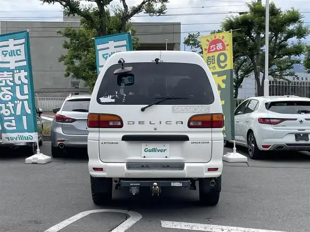 三菱 デリカ スペースギア XR 長野県 1998(平10)年 13.8万km 白 オートステップ/パートタイム４WD/ETC/オーディオ/電動ミラー