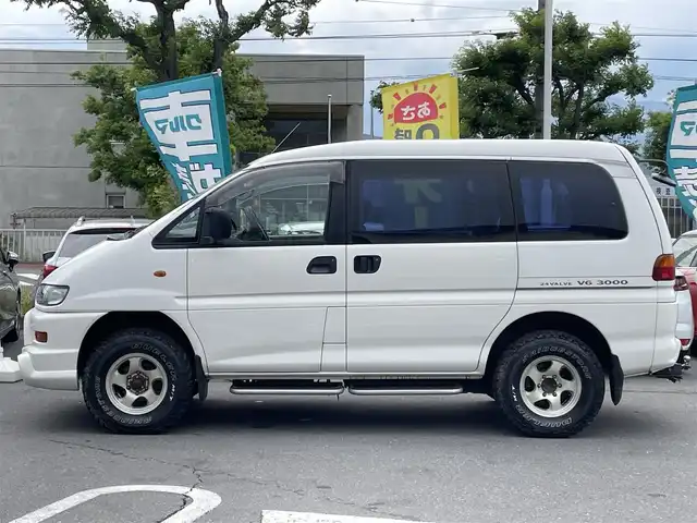 三菱 デリカ スペースギア XR 長野県 1998(平10)年 13.8万km 白 オートステップ/パートタイム４WD/ETC/オーディオ/電動ミラー