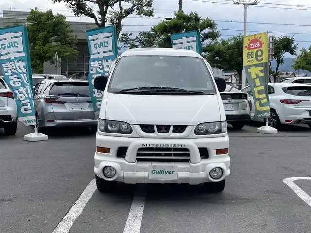 三菱 デリカ スペースギア XR 長野県 1998(平10)年 13.8万km 白 オートステップ/パートタイム４WD/ETC/オーディオ/電動ミラー