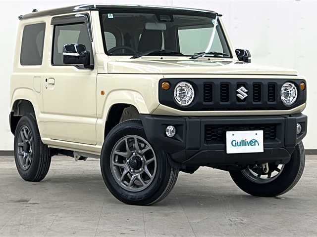 スズキ ジムニー XC 道央・札幌 2024(令6)年 0.1万km未満 シフォンアイボリーメタリックブラック2トーンルーフ /4WD//衝突被害軽減システム//レーンキープアシスト//コーナーセンサー//横滑り防止装置//オートライト//オートエアコン//クルーズコントロール//ダウンヒルアシスト//フォグランプ