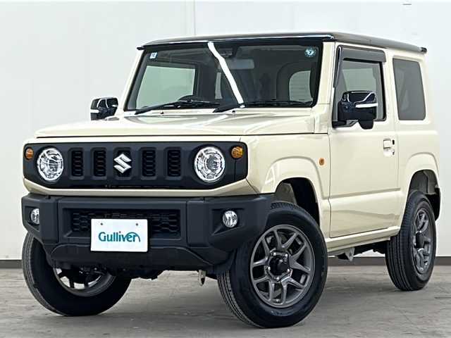 スズキ ジムニー XC 道央・札幌 2024(令6)年 0.1万km未満 シフォンアイボリーメタリックブラック2トーンルーフ /4WD//衝突被害軽減システム//レーンキープアシスト//コーナーセンサー//横滑り防止装置//オートライト//オートエアコン//クルーズコントロール//ダウンヒルアシスト//フォグランプ
