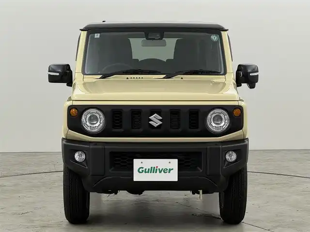 スズキ ジムニー XC 福岡県 2024(令6)年 0.1千km シフォンアイボリーメタリックブラック2トーンルーフ オーディオレス仕様　/クルーズコントロール　/コーナーセンサー　/衝突軽減ブレーキ　/レーンキープ　/ヒルディセントコントロール　/アイドリングストップ　/シートヒーター　/ヒーテッドドアミラー　/ＬＥＤヘッドライト