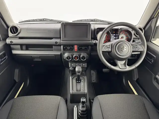 スズキ ジムニー XC 福岡県 2024(令6)年 0.1千km シフォンアイボリーメタリックブラック2トーンルーフ オーディオレス仕様　/クルーズコントロール　/コーナーセンサー　/衝突軽減ブレーキ　/レーンキープ　/ヒルディセントコントロール　/アイドリングストップ　/シートヒーター　/ヒーテッドドアミラー　/ＬＥＤヘッドライト