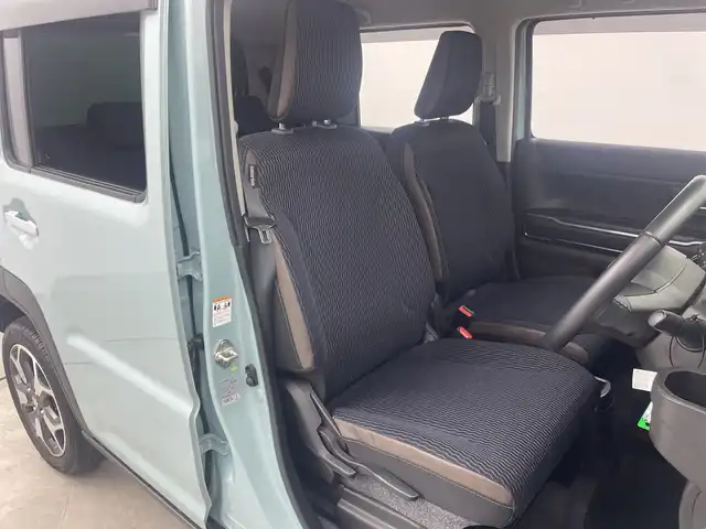 スズキ ハスラー Jスタイル 三重県 2021(令3)年 4万km オフブルーメタリック/ガンメタリック2トーンルーフ 純正8インチナビ/　フルセグTV/CD/DVD/USB/Bluetooth/全方位カメラ/オートAC/前席シートヒーター/革巻ステアリング/デュアルカメラブレーキサポート/純正ビルトインETC/社外前方ドラレコ/スマートキー/プッシュスタート/サイド/カーテンエアバック/ルーフレール