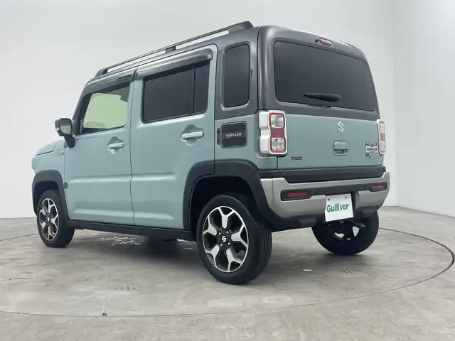 スズキ ハスラー Jスタイル 三重県 2021(令3)年 4万km オフブルーメタリック/ガンメタリック2トーンルーフ 純正8インチナビ/　フルセグTV/CD/DVD/USB/Bluetooth/全方位カメラ/オートAC/前席シートヒーター/革巻ステアリング/デュアルカメラブレーキサポート/純正ビルトインETC/社外前方ドラレコ/スマートキー/プッシュスタート/サイド/カーテンエアバック/ルーフレール