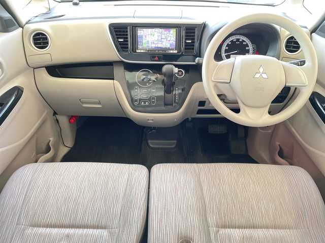 三菱 ｅＫスペース G e－アシスト 埼玉県 2015(平27)年 3.8万km アンティークゴールドM 衝突軽減ブレーキ /ナビ/　　CD/DVD/BT/ワンセグ/片側パワースライドドア /禁煙車