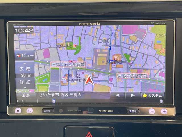 三菱 ｅＫスペース G e－アシスト 埼玉県 2015(平27)年 3.8万km アンティークゴールドM 衝突軽減ブレーキ /ナビ/　　CD/DVD/BT/ワンセグ/片側パワースライドドア /禁煙車