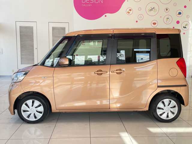 三菱 ｅＫスペース G e－アシスト 埼玉県 2015(平27)年 3.8万km アンティークゴールドM 衝突軽減ブレーキ /ナビ/　　CD/DVD/BT/ワンセグ/片側パワースライドドア /禁煙車