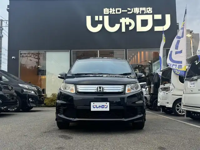 ホンダ フリード スパイク ハイブリット ジャストセレクション 兵庫県 2012(平24)年 8.7万km プレミアムブラキッシュパール (株)IDOMが運営する【じしゃロン西宮店】の自社ローン専用車両になります。こちらは現金またはオートローンご利用時の価格です。自社ローンご希望の方は別途その旨お申付け下さい/＊ETC/＊バックカメラ/＊クルーズコントロールあり/＊横滑り防止装置/＊オートライト/＊片側パワスラ/＊フルセグ