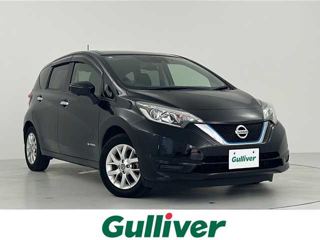 日産 ノート e－パワー X Vセレクション 大阪府 2020(令2)年 4.8万km スーパーブラック 純正ナビ　/アラウンドビューモニター　/エマージェンシーブレーキ　/デジタルインナーミラー　/前後ドライブレコーダー　/ＥＴＣ　/ＬＥＤヘッドライト　/オートライト　/レーンキープアシスト　/純正アルミホイール　/ＤＶＤ再生