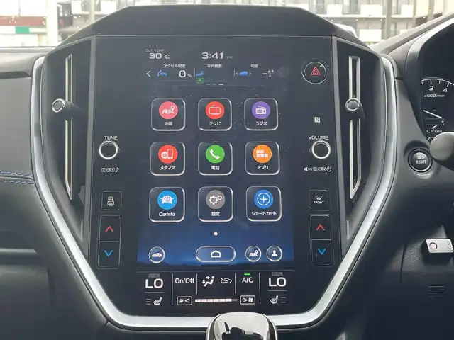スバル レヴォーグ 1．8GT－H EX 滋賀県 2021(令3)年 6.3万km クリスタルホワイトP ガソリン/4WD/CVT/純正11インチディスプレイナビ/【FM/AM/フルセグ/Bluetooth/AppleCarplay】/全席シートヒーター/運転席・助手席パワーシート/オートドライビングポジションメモリー/電動リアゲート/ETC/ドライブレコーダー/アイサイト/・プリクラッシュブレーキアシスト/・レーンキープアシスト/・全車速追従機能付きクルーズコントロール/バック・サイドカメラ/電動パーキングブレーキ/コーナーセンサー/電子インナールームミラー/フルオートエアコン/ステアリングスイッチ/革巻きステアリング/パドルシフト/電動格納ウインカーミラー/オートライト/LEDヘッドライト/フロントフォグ/純正ドアバイザー/純正フロアマット/プッシュスタート/スマートキー