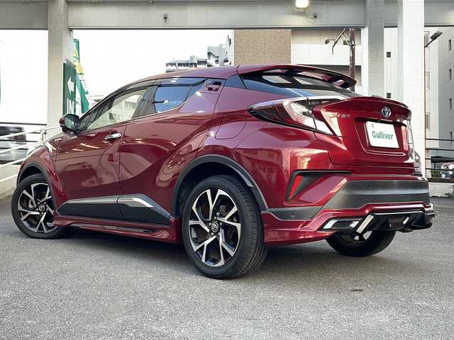 トヨタ Ｃ－ＨＲ G 宮崎県 2017(平29)年 4.5万km センシュアルレッドマイカ SDナビ Bluetooth フルセグTV バックカメラ BSM モデリスタフルエアロ 前後ドライブレコーダー 前後コーナーセンサー ETC CDチェンジャー 純正アルミホイール 純正フロアマット