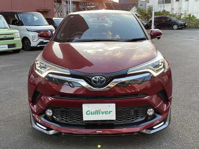 トヨタ Ｃ－ＨＲ G 宮崎県 2017(平29)年 4.5万km センシュアルレッドマイカ SDナビ Bluetooth フルセグTV バックカメラ BSM モデリスタフルエアロ 前後ドライブレコーダー 前後コーナーセンサー ETC CDチェンジャー 純正アルミホイール 純正フロアマット