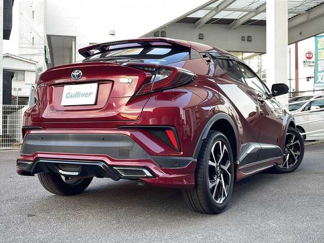 トヨタ Ｃ－ＨＲ G 宮崎県 2017(平29)年 4.5万km センシュアルレッドマイカ SDナビ Bluetooth フルセグTV バックカメラ BSM モデリスタフルエアロ 前後ドライブレコーダー 前後コーナーセンサー ETC CDチェンジャー 純正アルミホイール 純正フロアマット