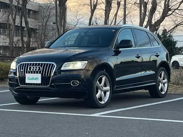 アウディ Ｑ５ 2．0 TFSI クワトロ 福島県 2014(平26)年 13万km ミトスブラックメタリック 純正HDDナビ/BT/MSV/フルセグTV/スマートキー/追従クルーズコントロール/ETC/プッシュスタート/純正フロアマット/D席パワーシート/シートメモリー/ハーフレザーシート/オートライト/ブレーキホールド/電格ミラー/バックカメラ/サイズカメラ