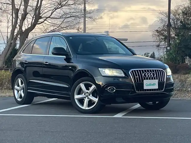 アウディ Ｑ５ 2．0 TFSI クワトロ 福島県 2014(平26)年 13万km ミトスブラックメタリック 純正HDDナビ/BT/MSV/フルセグTV/スマートキー/追従クルーズコントロール/ETC/プッシュスタート/純正フロアマット/D席パワーシート/シートメモリー/ハーフレザーシート/オートライト/ブレーキホールド/電格ミラー/バックカメラ/サイズカメラ