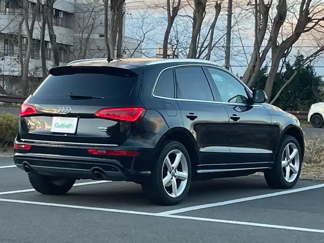 アウディ Ｑ５ 2．0 TFSI クワトロ 福島県 2014(平26)年 13万km ミトスブラックメタリック 純正HDDナビ/BT/MSV/フルセグTV/スマートキー/追従クルーズコントロール/ETC/プッシュスタート/純正フロアマット/D席パワーシート/シートメモリー/ハーフレザーシート/オートライト/ブレーキホールド/電格ミラー/バックカメラ/サイズカメラ