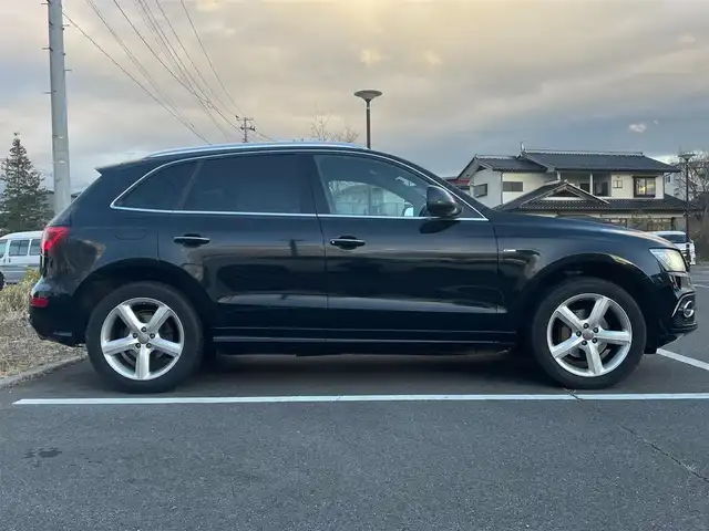 アウディ Ｑ５ 2．0 TFSI クワトロ 福島県 2014(平26)年 13万km ミトスブラックメタリック 純正HDDナビ/BT/MSV/フルセグTV/スマートキー/追従クルーズコントロール/ETC/プッシュスタート/純正フロアマット/D席パワーシート/シートメモリー/ハーフレザーシート/オートライト/ブレーキホールド/電格ミラー/バックカメラ/サイズカメラ