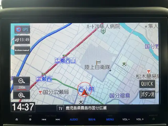 ホンダ Ｎ ＢＯＸ カスタム G ターボSSパッケージ 鹿児島県 2016(平28)年 5.6万km クリスタルブラックパール 禁煙車/純正Gathersナビ(VXM-175VFEi)/　・Bluetooth/　・CD/DVD/　・フルセグTV/　・AM/FM/両側パワースライドドア/クルーズコントロール(追従走行なし)/チップアップシート/デジタルインナーミラー/バックカメラ/ETC/HIDヘッドライト/シートヒーター/純正フロアマット/純正アルミホイール/後席サンシェード/電動格納ミラー/ステアリングリモコン