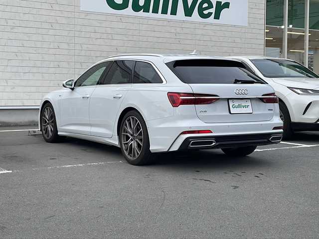 アウディ Ａ６ アバント 40TDIクワトロスポーツ 静岡県 2021(令3)年 8.4万km 白 Sラインパッケージ/純正ナビ/地デジTV/バーチャルコックピット/全周囲カメラ/純正20インチAW/レザーシート/シートヒーター/クルーズコントロール/電動リアゲート/2.0ETC/スマートキー