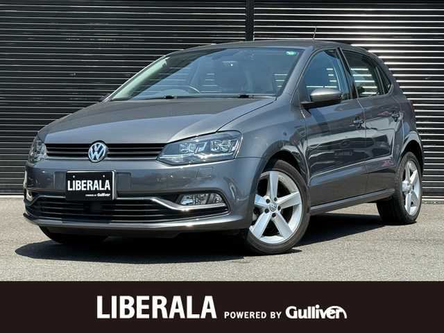 フォルクスワーゲン ポロ TSIハイライン マイスター 静岡県 2017(平29)年 4.3万km グレー ワンオーナー/ハーフレザーシート/純正ナビ/(CD/DVD/Bluetooth/フルセグ)/バックカメラ /アダプティブクルーズコントロール/シートヒーター/キーレスキー/ETC/ドライブレコーダー/純正フロアマット/純正16インチアルミホイール/保証書/取説/スペアキー
