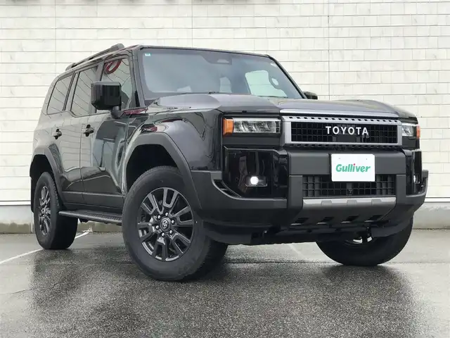 トヨタ ランドクルーザー ２５０ VX 富山県 2024(令6)年 0.2万km ブラック 4WD/ワンオーナー/サンルーフ/純正ディスプレイオーディオ/ナビ/フルセグTV/Bluetooth/全周囲カメラ/デジタルインナーミラー/衝突被害軽減ブレーキ/レーンキープアシスト/コーナーセンサー/クルーズコントロール（追従あり）/レザーシート/パワーシート/シートヒーター/エアシート/ステアリングヒーター/電動リアゲート/ETC2.0/オートライト/オートマチックハイビーム