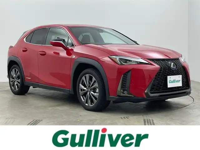 レクサス ＵＸ 250h Fスポーツ 岡山県 2020(令2)年 2.7万km マダーレッド サンルーフ/10.3インチメーカーナビ/・FM/AM/Bluetooth/フルセグ/CD/DVD/パノラマミックビューモニター/レザーシート/・D/Nパワーシート/・シートメモリー/・D/Nシートヒーター/Lexus Safety System＋/・プリクラッシュセーフティ/・レーントレーシングアシスト/・オートマチックハイビーム/・ブラインドスポットモニター/・レーダークルーズコントロール/・コーナーセンサー/ヘッドアップディスプレイ/ステアリングヒーター/パワーバックドア/ビルトイン2.0ETC/純正18インチアルミ