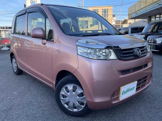 ホンダ ライフ C 神奈川県 2012(平24)年 0.7万km ピンクゴールドメタリック 純正メモリーナビ(CD/USB/SD/AM/FM)/リモコンキー/スペアキー/ABS/純正フロアマット/純正ドアバイザー/コーナーポール/ヘッドライトレベライザー/保証書/取扱説明書