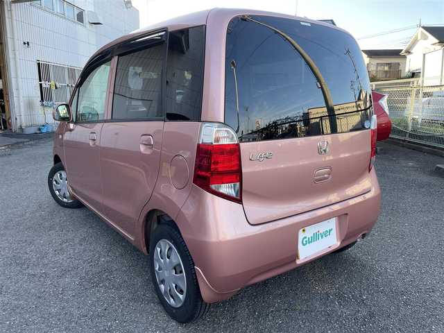 ホンダ ライフ C 神奈川県 2012(平24)年 0.7万km ピンクゴールドメタリック 純正メモリーナビ(CD/USB/SD/AM/FM)/リモコンキー/スペアキー/ABS/純正フロアマット/純正ドアバイザー/コーナーポール/ヘッドライトレベライザー/保証書/取扱説明書