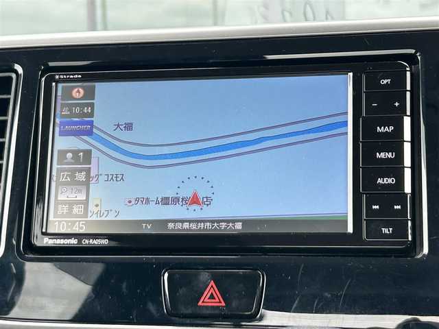 日産 デイズ ルークス ハイウェイスター Xターボ 奈良県 2017(平29)年 3.6万km スパークリングレッド/ブラック 全方位カメラ　/片側パワースライド　/ＥＴＣ　/フルセグナビ　/ＣＮ－ＲＡ０５ＷＤ　/バックカメラ　/ターボ車両　/オートライト　/純正マット　/スマートキー　/アイドリングストップ　/オートエアコン　/衝突軽減システム