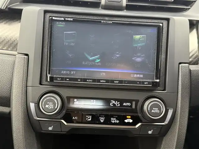ホンダ シビック ハッチバック ホンダセンシング 愛知県 2018(平30)年 3.5万km クリスタルブラックパール ホンダセンシング/社外メモリナビ/フルセグTV/DVD/Bluetooth/CD/車高調/純正サス積み込み/バックカメラ/ビルトインETC/ドライブレコーダー/シートヒーター/LEDオートライト/純正18インチAW/純正アルミホイール/純正フロアマット/アイドリングストップ/スマートキー/スペアキー/保証書/取説