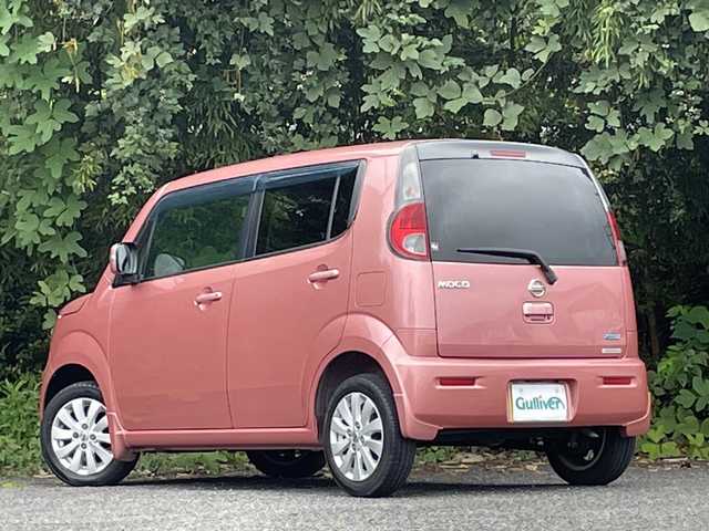 日産 モコ X 大分県 2015(平27)年 2.4万km モコピーチ 純正ディスプレイオーディオ/バックカメラ/スマートキー/エンジンプッシュスタート/純正14インチアルミホイール/アイドリングストップ