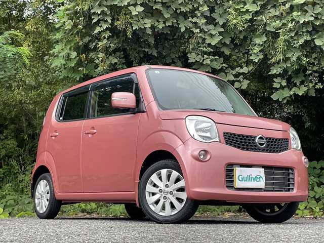 日産 モコ X 大分県 2015(平27)年 2.4万km モコピーチ 純正ディスプレイオーディオ/バックカメラ/スマートキー/エンジンプッシュスタート/純正14インチアルミホイール/アイドリングストップ