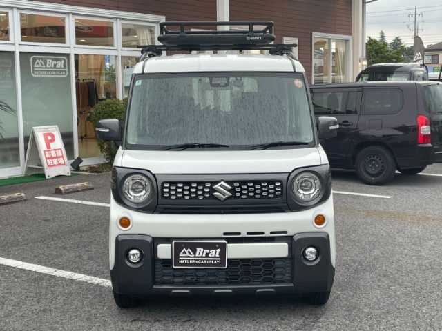 スズキ スペーシア ギア HYBRID XZターボ 栃木県 2020(令2)年 6.3万km ピュアホワイトP ワンオーナー/純正8インチナビ/（CD/DVD/BT/フルセグTV）/全方位カメラ/両側パワースライドドア/ベットキット/クルーズコントロール/パドルシフト/前席シートヒーター/ステアリングスイッチ/ルーフキャリア＆ラック/ロールサンシェイド/ドライブレコーダー