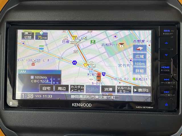スズキ ハスラー HYBRID G 静岡県 2020(令2)年 5.2万km クールカーキPM ケンウッドナビ/・SD/・内蔵メモリ/・マルチAVブラウザ/・CD/DVD/・フルセグTV/・FM/AM/・Bluetooth/主要装備/・デュアルカメラブレーキサポート/・ステアリングスイッチ/・サイドカーテンエアバッグ/・ドライブレコーダー/・革調シートカバー/・運転席＋助手席シートヒーター/・コーナーセンサー/・アイドリングストップ/・LEDヘッドライト/・レーンキープアシスト/・ホワイトレタータイヤ