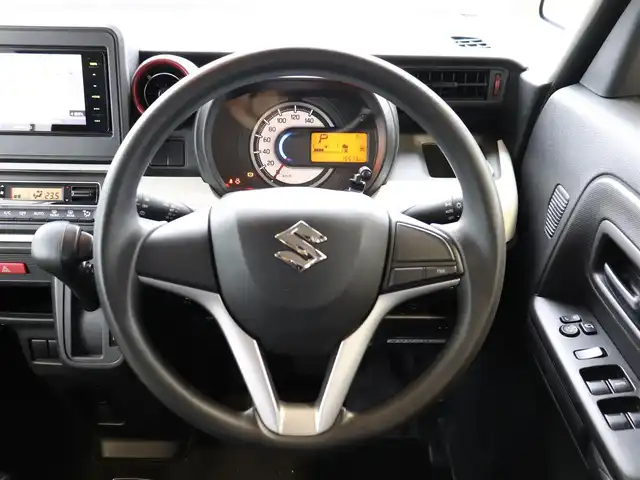 スズキ スペーシア HYBRID G 神奈川県 2019(令1)年 1.6万km シフォンアイボリーM ワンオーナー /バックカメラ/ETC /社外メモリナビ/Bluetoothオーディオ/DVDナビ/フルセグテレビ//アイドリングストップ/ドアバイザー/プッシュスタート/純正フロアマット/保証書/取説/スペアキー/記録簿(R2/3/4/5/6/全ディーラー)