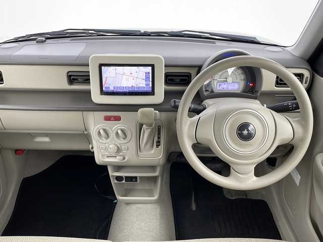 スズキ ラパン G 新潟県 2017(平29)年 13.2万km ブルーイッシュブラックパール3 4WD/社外SDナビ/(AM/FM/CD/ワンセグ)/運転席シートヒーター/レーダーブレーキサポート/横滑り防止装置/アルミホイール付夏タイヤ積込/(155/65/R14/3mm)/エンジンスターター/ドアバイザー