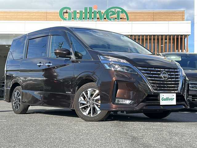 日産 セレナ ハイウェイスター 沖縄県 2020(令2)年 7.3万km インペリアルアンバーP 純正ナビTV・Ｂｌｕｅｔｏｏｔｈ・ＣＤ・ＤＶＤ/フリップダウンモニター　/両側パワースライドドア　/全方位カメラ　/ＥＴＣ　/ドライブレコーダー　/衝突軽減システム　/プロパイロット　/コーナーセンサー　/ＢＳＭ　