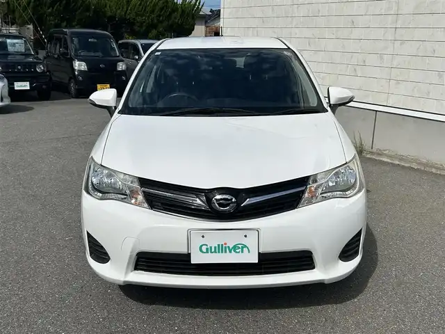 トヨタ カローラ フィールダー 1．5G 山形県 2014(平26)年 12.4万km スーパーホワイトⅡ ４WD/社外SDナビ/フルセグTV/FM/AM/DVD/Bluetooth/横ブレ防止装置/社外マット/純正バイザー/Allパワーウィンドゥ/ETC/バックカメラ/ダブルエアバックサイド