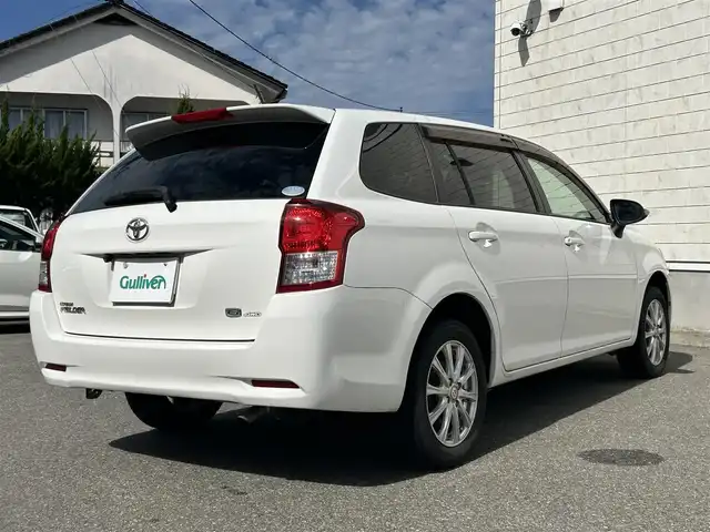 トヨタ カローラ フィールダー 1．5G 山形県 2014(平26)年 12.4万km スーパーホワイトⅡ ４WD/社外SDナビ/フルセグTV/FM/AM/DVD/Bluetooth/横ブレ防止装置/社外マット/純正バイザー/Allパワーウィンドゥ/ETC/バックカメラ/ダブルエアバックサイド