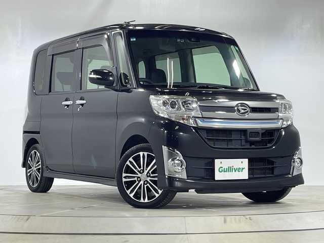 ダイハツ タント カスタム RS トップED SAⅡ 神奈川県 2015(平27)年 15.1万km ブラックマイカメタリック スマートアシストII/バックカメラ/両側パワースライドドア/ターボ/LEDライト/ETC/スマートキー/社外前後ドラレコ/純正フロアマット/ステアリングスイッチ/プッシュスタート/取扱説明書/オートライト/ドアバイザー/電格ミラー